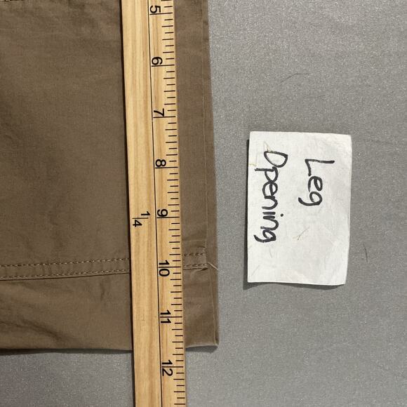 Wide Leg Utility Pants Size Medium Poplin High Rise Drawstring Lagenlook Baggy - Picture 13 of 13